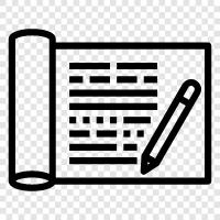 document, analysis, opinion, news icon svg