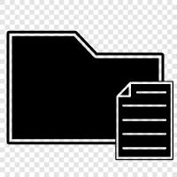 document, folder, documents, document folder icon svg