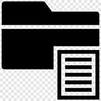 belge klasörleri, belge depolama, bir bilgisayarda belge klasörleri, belge klasörü ikon svg