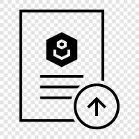 document management, office documents, business documents, PDF icon svg