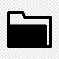 document, archive, storage, folder icon svg