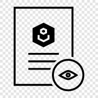 document processing, document management, document scanning, document imaging icon svg