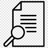 document retrieval, document indexing, document search engine, document retrieval engine icon svg