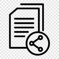 document sharing, document sharing online, document sharing software, Share documents icon svg