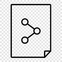 Обмен документами, программы обмена документами, инструменты обмена документами, обмен файлами Значок svg