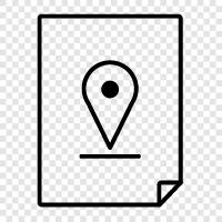 document storage, document management, document tracking, Document location icon svg