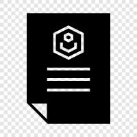 document template, document design, document printing, document publishing icon svg