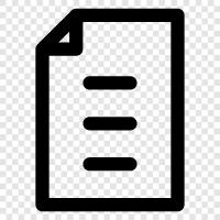 Document Template, Writing a document, Writing a, Document icon svg