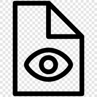 document viewing, document viewing tool, document viewer, document explorer icon svg