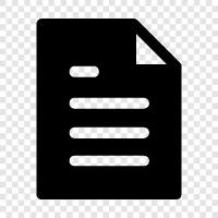 document writing, writing a document, creating a document, Document icon svg