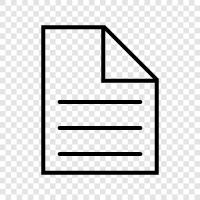 documentation, paper, writing, composition icon svg