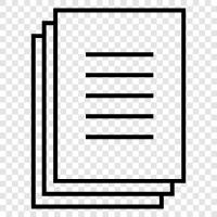 Documents, Paper, Writing, Document icon svg