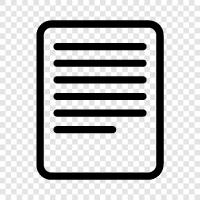 Documents, Paper, Writing, Paperwork icon svg