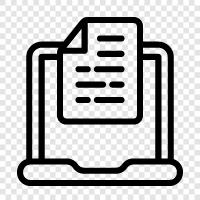 documents, writing, content, writing services icon svg