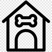 dog houses, doghouse, pet house, dog shelter icon svg