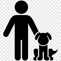 Dog Man, Man and Dog, Relationship, Dog Breeds icon svg