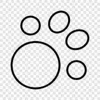 Dog Paw Print, Cat Paw Print, Animal Paw Print, Paw Prints icon svg