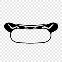 Dogs, American, sausage, Hot Dog icon svg