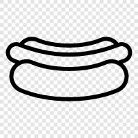 Hunde, Hamburger, Sandwiches, Hot Dog symbol