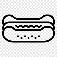 Dogs, Food, America, Hot Dog icon svg