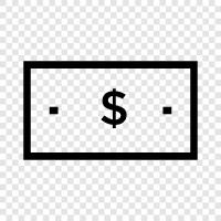 dollar bill, currency, US dollar, Canadian dollar icon svg