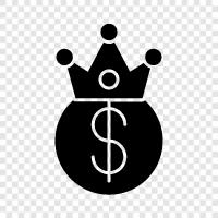 dollar crown, Canadian dollar crown, US dollar crown, Australian dollar crown icon svg