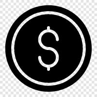 dollar, U.S. dollar, American dollar, Canadian dollar icon svg