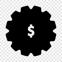 dollar, euro, pound sterling, yen icon svg