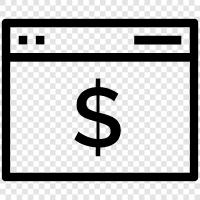 Dollar, App, Mobil, Finanzen symbol