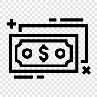 dollars, money, finance, banking icon svg