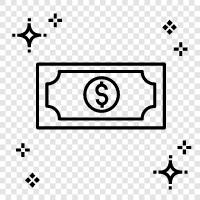 dollars, currency, foreign, investment icon svg