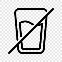 don t drink, no drink, dry drink, not drink icon svg