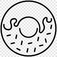 Donut, Doughnut hole, Donut shop, Donut hole shop icon svg