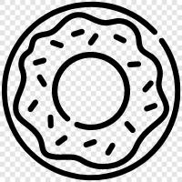 donut shop, donut maker, donut pan, donut cake icon svg