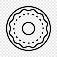 Donut, Doughnut Hole, Donut Shop, Donut Hole In icon svg