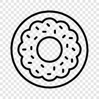 donut, doughnut hole, jelly doughnut, cream doughnut icon svg