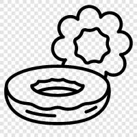 Donuts, Bäckerei, Backwaren, süß symbol