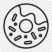 donuts, bakery, pastry, sweet icon svg