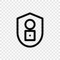 door, security, key, electronic Lock icon svg