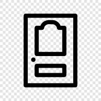 Door Hardware, Door Knob, Door Jamb, Door Lock icon svg