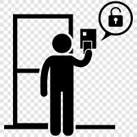 Door Lock, Door Latch, Door Lock Installation, Door Lock Repair icon svg