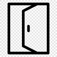 doorbell, entryway, security, door handle icon svg