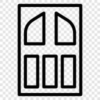 Doorway, Doorjamb, Door Knob, Door Handle icon svg