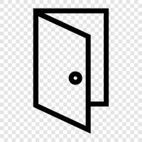 doorways, entrances, entrances and exits, Door icon svg