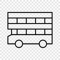 double deckers, double decker buses, double decker icon svg