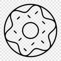 doughnut hole, doughnut shop, doughnut stand, Doughnut icon svg