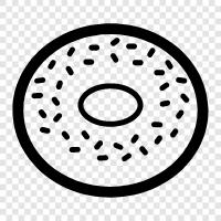 doughnut holes, doughnut shop, doughnut place, Doughnut icon svg