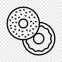 doughnut, pastry, pastry chef, doughnut artist icon svg