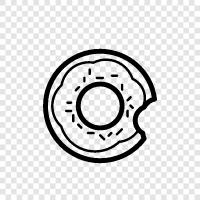 doughnuts, breakfast, pastry, sweet icon svg