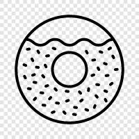 doughnuts, donuts, fried doughnuts, cruller icon svg